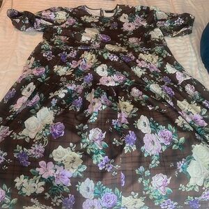 ASOS tiered maxi smock dress